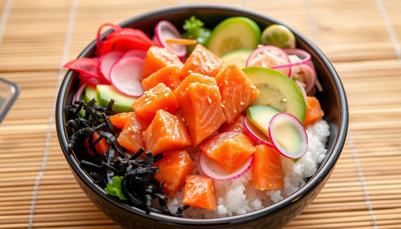 salmon poke bowl recipe​