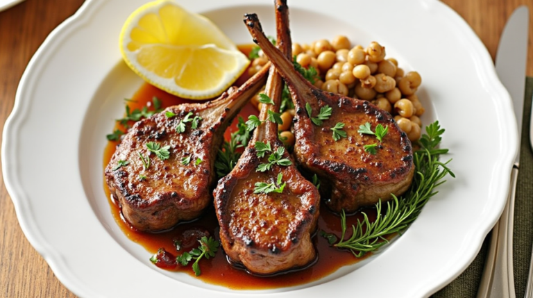 Pan Seared Lamb Chops