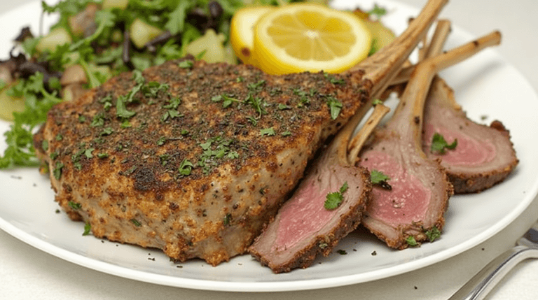 Recipe For Boneless Herb Crusted Shoulder Of Lamb​