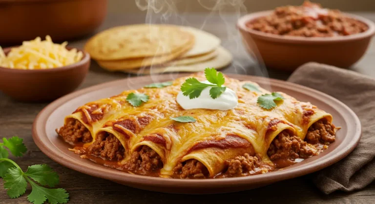ground beef enchiladas recipe