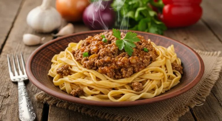 ground beef noodle recipe